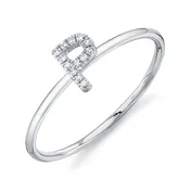 0.04Ct Diamond Ring - Initial P