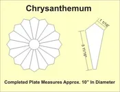 10" 16 Petal Chrysanthemums