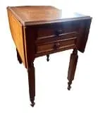 Antique 1820's Walnut Dropleaf End Table