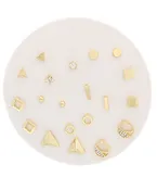 10 Pair Earrings in Geometric