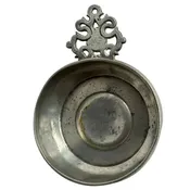 American Pewter One-Handle Porringer