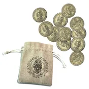 7th Sea: The Price of Arrogance Corruption Coins Set of 10 + Pouch