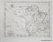 1796 - A Map of the North Western Territory - Antique Map