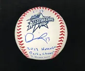 Reading Phillies Darick Hall Autographed Ball