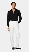 Black Long Sleeve Polo