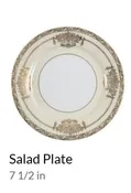 Bancroft Encrusted Round Salad Plate