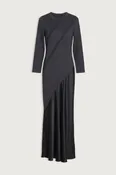 Agathe Wool/Silk Maxi Dress