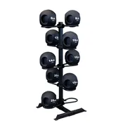 Body-Solid 6-25 lb Dual-Grip Med Balls & Rack
