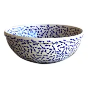 Blue Arrows - Small Serving Bowl