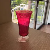 1930's Cranberry Dessert Cup