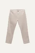 5-Pocket Lightweight Cotton Trouser in Cream
