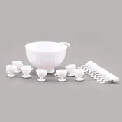 CB120W - White Punch Bowl Set Minikit (M-120C)