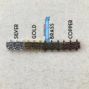 TierraCast 3-Strand Temple Magnetic Clasp