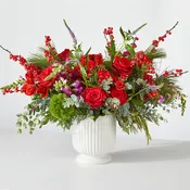 Big Red Bow Bouquet
