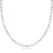 15" Choker Beaded - Classic Pearl 3mm