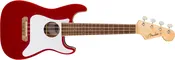 Fender Fullerton Strat Ukulele - Candy Apple Red with Walnut Fingerboard