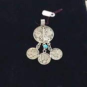BY10  Liberty coin pendant,