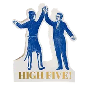 High Five Cut Out Greeting Card
