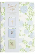 Faith Collection Journal Set W/Bookmarks Blue Green Floral 6