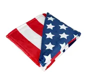 American Flag Fleece Blanket Throw