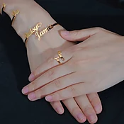 ensemble bracelets et bagues