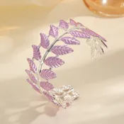 Ladies bracelet in elegant leaf design Hapa Style
