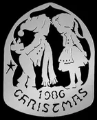 1986 Silver Biedermann Ornament