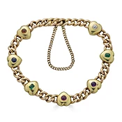 Heart My DEAREST Acrostic Bracelet — Gray & Davis: Antique & Custom Jewelry