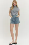 always easygoing denim short