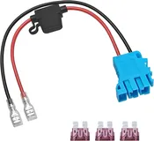 12 AWG 12 Volt Blue Wire Harness Connector Compatible with Peg Perego