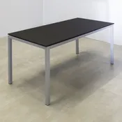 Aspen Rectangular Conference Table in Black Traceless Engineered Surface Top - 60 In. - Stock #126