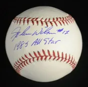 Philadelphia Phillies Glenn Wilson Autographed Baseball