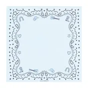 Blue Bandana Western Notepad