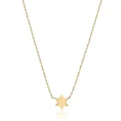 14k Gold Petite Star of David Necklace