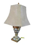 56305 Decorator Wood Table Lamp with Shade