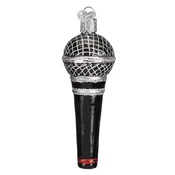 Microphone Ornament – Perfect Gift for Performers