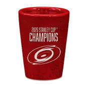 Carolina Hurricanes 2026 Stanley Cup Champions 2 ounce Speckled Ceramic Shot Glass