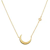 16" MOON NECKLACE