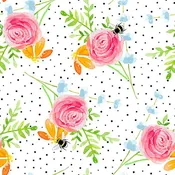 Boho Bouquet Fabric 1112-01