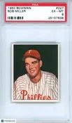 1950 Bowman Bob Miller #227 PSA 6 Philadelphia Phillies
