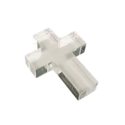 Clear Cross Acrylic Paper Weight