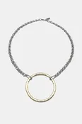 Allure Big Gold Mixed Metal Statement Necklace