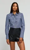Allure Stripe Poplin Shirt