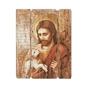 Jesus Good Shepherd Decorative Panel 26"