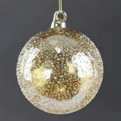 100MM GLASS BEADED BALL