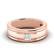 0.20 CT Princess Cut Natural Diamonds - Wedding Band