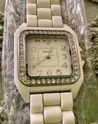 Fashion Colorful Jelly Silicone Rhinestone Girl's Women's Casual Cool Watch