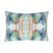 Anna Pink Linen Throw Pillow