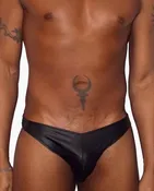 Adjustable All Leather Jockstrap