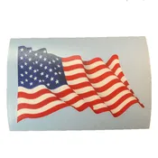 4X6 AMERICAN FLAG DECAL